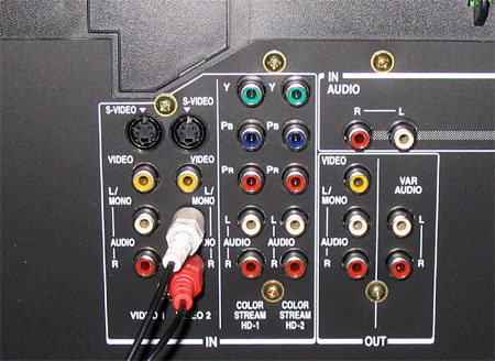 Zenith LCD Television Inputs